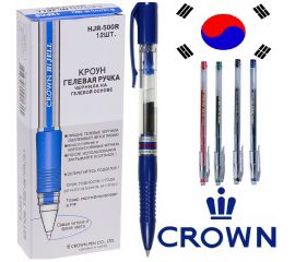 РУЧКИ ГЕЛЕВЫЕ «CROWN»